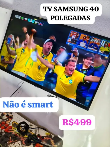 TV SAMSUNG 40 POLEGADAS BARATA R$499.
