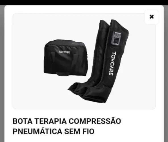 Bota Terapia Compressão Pneumática sem Fio - TovCare