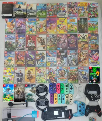 Nintendo Switch para Jogos e Controles