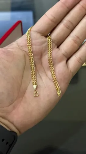 Pulseira lacraia em ouro 18k 6 gramas