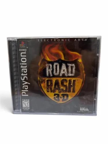Road Rash 3D - PS1 Americano Black Label Original