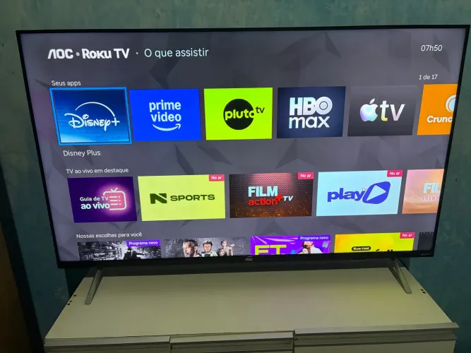Smart TV AOC 50" 4K Roku TV