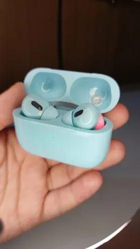 ? Fone Bluetooth Azul Bebê (NOVO) - Som Alto Tws