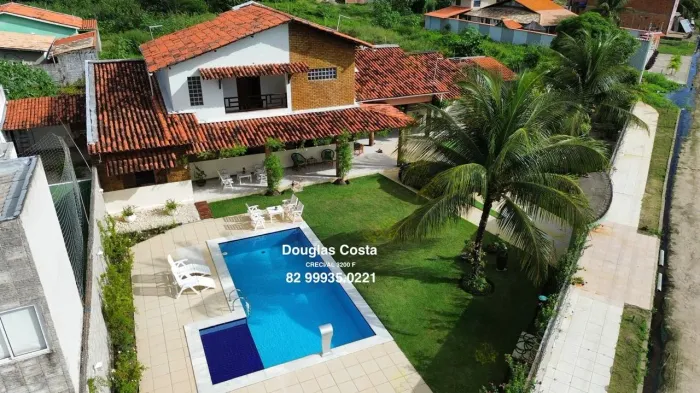 Casa para Venda em Barra de São Miguel, Barra Mar, 4 dormitórios, 2 suítes, 5 banheiros, 2