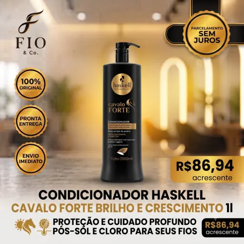 Condicionador Cavalo Forte Haskell 1L
