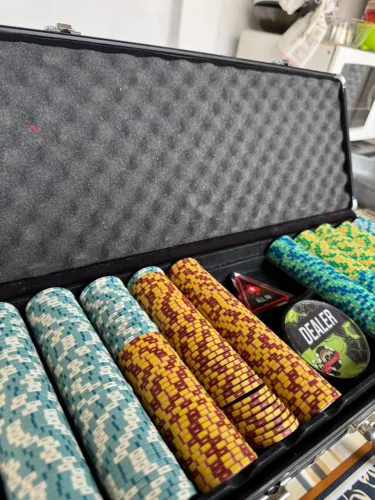 Maleta de poker - Fichas MonteCarlo 3Tone