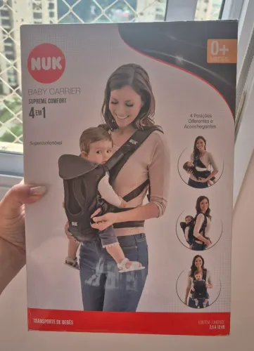 Canguru bebê 4 em 1 - Canguru NUK Supreme Comfort