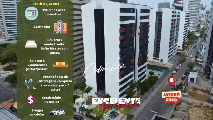 APARTAMENTO EM EXCELENTE LOCALIZAÇÃO NO COCÓ
