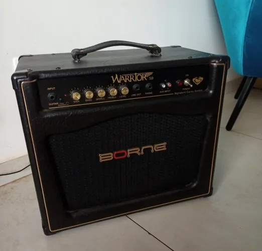 Amplificador Guitarra Borne Warrior 50 Cacau Santos Original