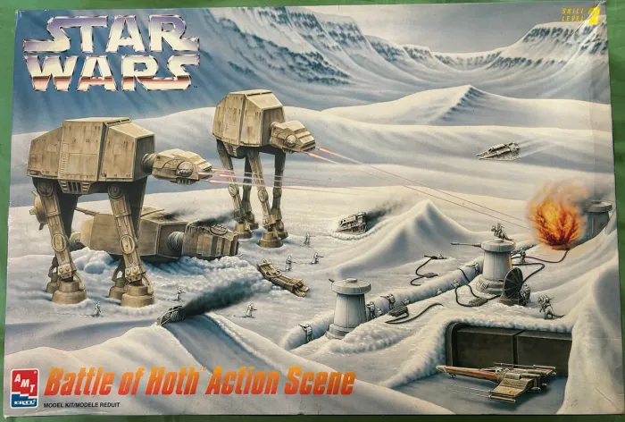 Kit Plastimodelismo Star Wars Batalha De Hoth Amt ERTL