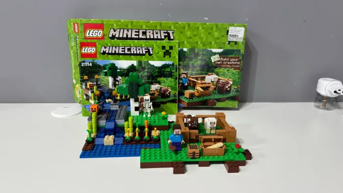 Lego minecraft completo com caixa e manual 