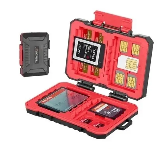 Case Rígida Para Cartões de Memória SD e Micro Sd