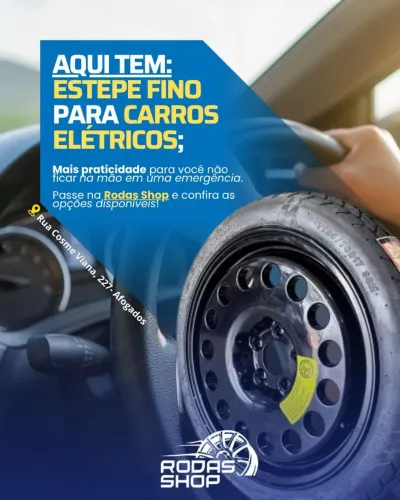 Roda de liga leve, e ferro com e sem pneus.