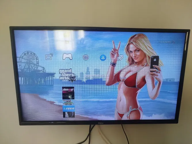 Ps3 desbloqueado + 3 controles (para troca, troco apenas em placas de vídeo)