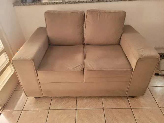 SOFÁ 2 LUGARES SUEDE