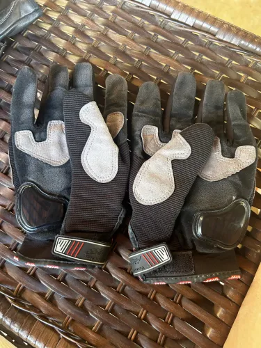 Luvas moto vermelho nuclear racing (Vnr)