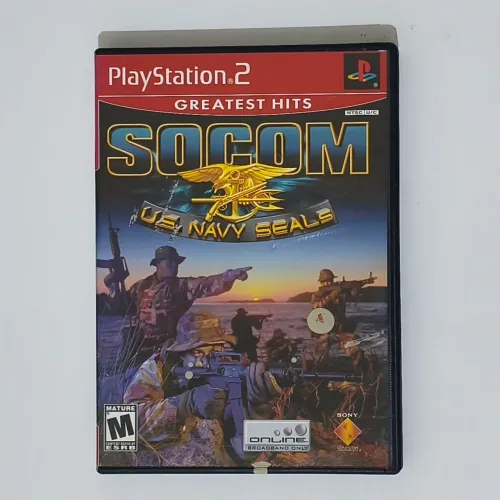 SOCOM: U.S. Navy SEALs Greatest Hits Original PS2 - Mídia Física