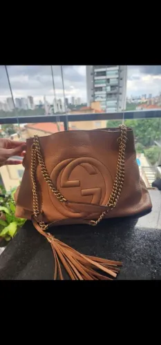 BOLSA GUCCI SOHO SHOULDER CARAMELO