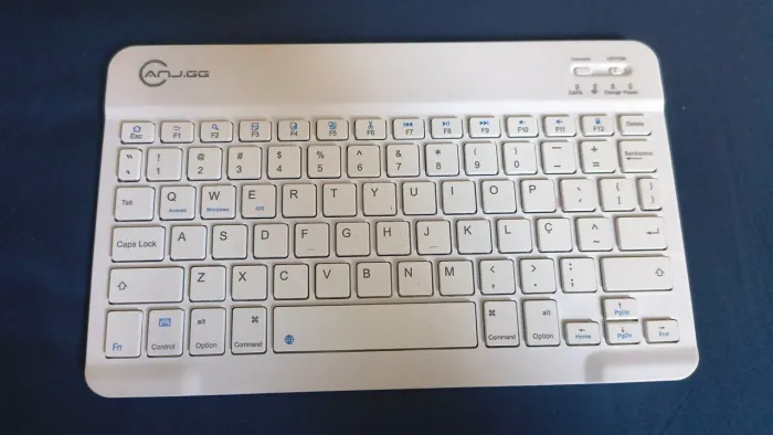 Teclado bluetooth sem fio