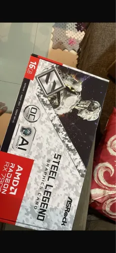 Placa de Vídeo ASRock Radeon RX 7900 GRE Steel Legend OC 16GB - Excelente Estado