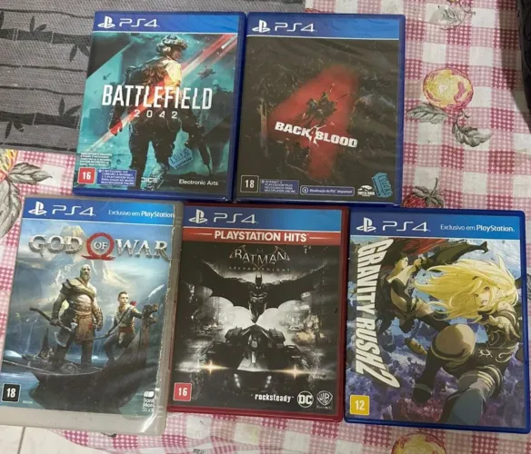 JOGOS DE PS4 - LACRADOS E USADOS