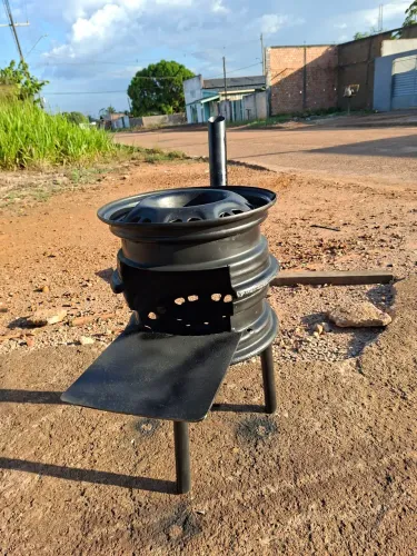 Fogareiro com disco de arado