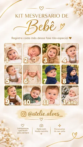 Kit Mesvesário de Bebê