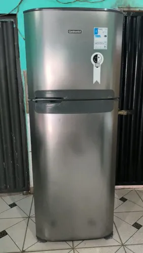 Geladeira Brastemp dúplex frost free inox 472L