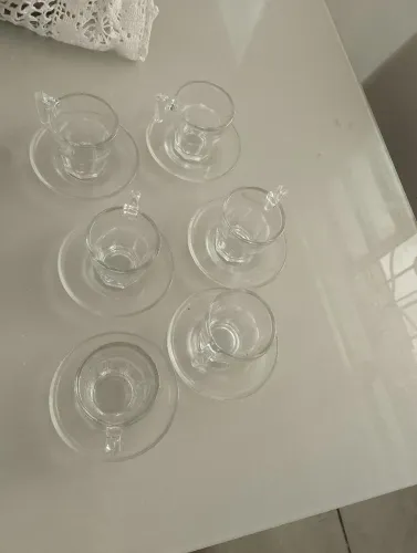 conjuntos de xícaras transparentes