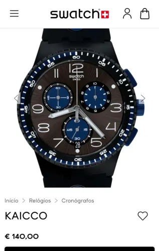 Relógio Suíço Swatch Cronógrafo