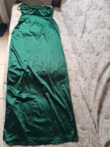Vestido lindo social verde para várias ocasião .