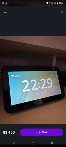 Echo Show 5 em ótimo estado
