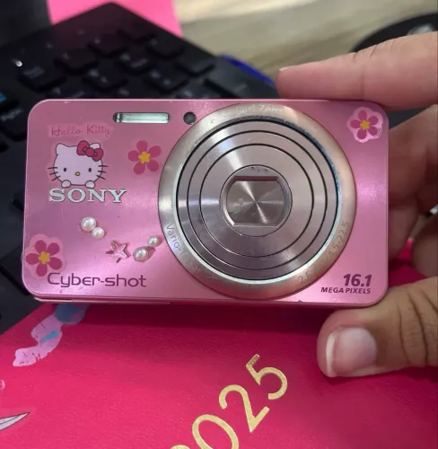 Cybershot Sony w570 rosa com defeito