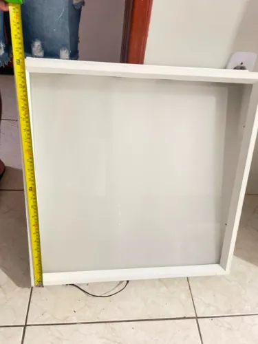 Luminaria de sobrepor 60 cm x 60 cm + 4 Lampadas LED inclusa