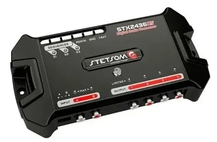 Crossover Dsp STX2436bt Processador Bluetooth usado 