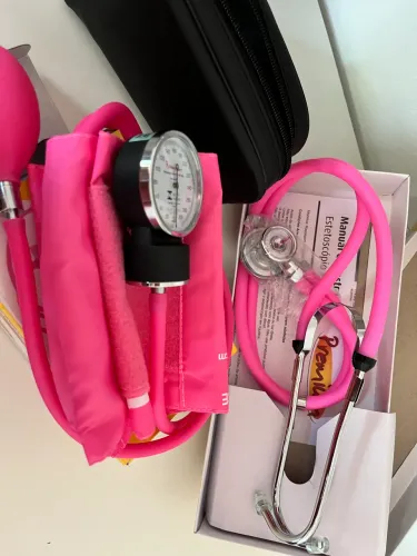 Esfigmomanômetro + Estetoscópio (Novo)