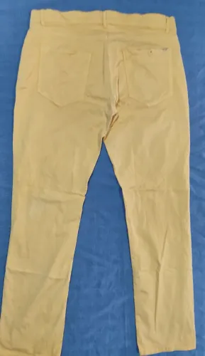 Calça Masculina Sarja Amarela Zara Man 46