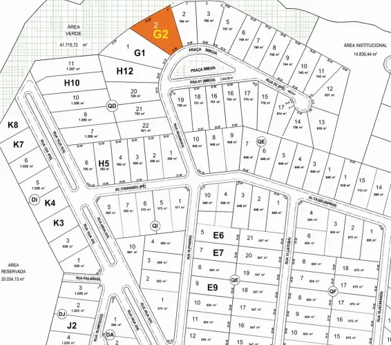 TERRENO 1648 m2 Residencial VISTA VERDE - Piranguinho MG