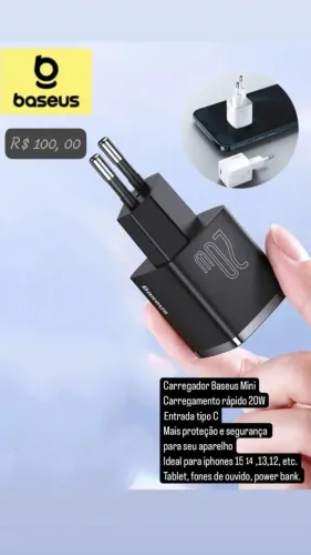 Carregador Baseus 20W