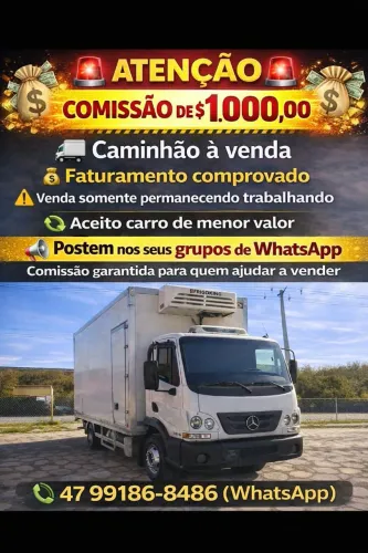Caminhao Mercedes Accelo 1016 Baú - Agregada