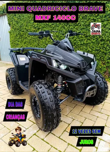MINI QUADRICICLO BRAVE MXF 140CC EM 12 VEZES SEM JUROS 