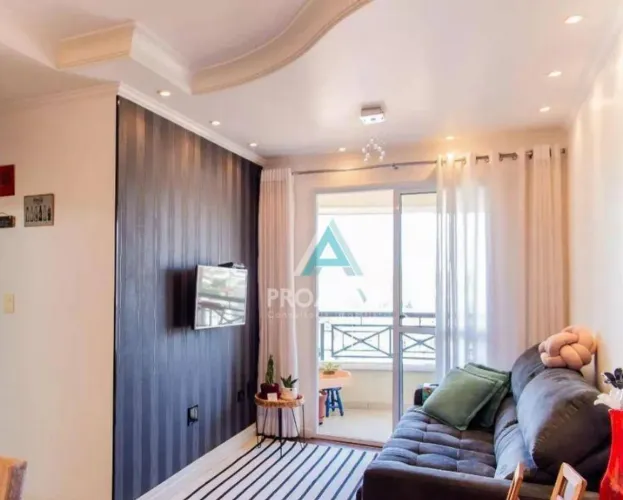 Apartamento com 3 dormitórios à venda, 70 m² - Vila Leopoldina - Santo André/SP