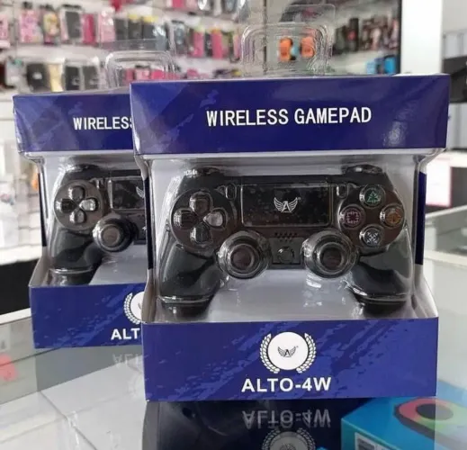 Controle Ps4 Joystick Bluetooth Compatível TVs