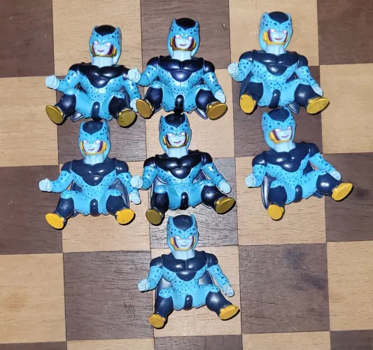 7 X Cell Jr Irwintoys Irwin jakks pacific / Escala Shf Sh Figuarts Dragon Ball Goku Gohan