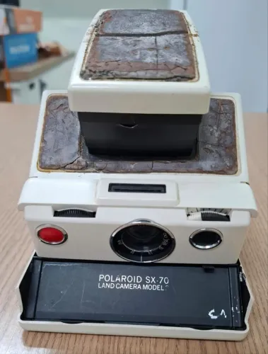 POLAROID SX-70 LAND CAMERA MODEL 2 - CÂMERA VINTAGE ORIGINAL
