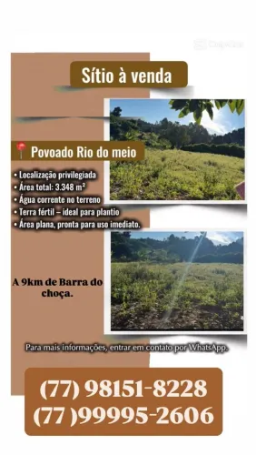 Sitio a venda na zona rural de Barra do Ch6