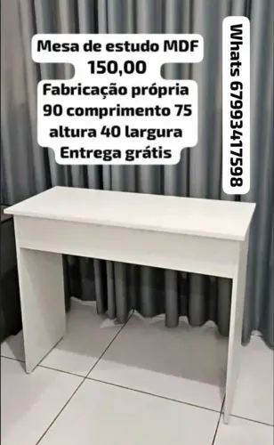 Mesa de estudo mdf 