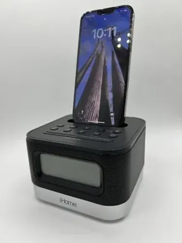 Rádio relógio  iPhone Dock para IPhone Lightning iHome