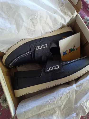 Sapato infantil mocacim KLIN Azul Marinho