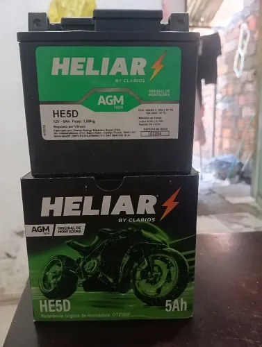 Bateria de moto Heliar